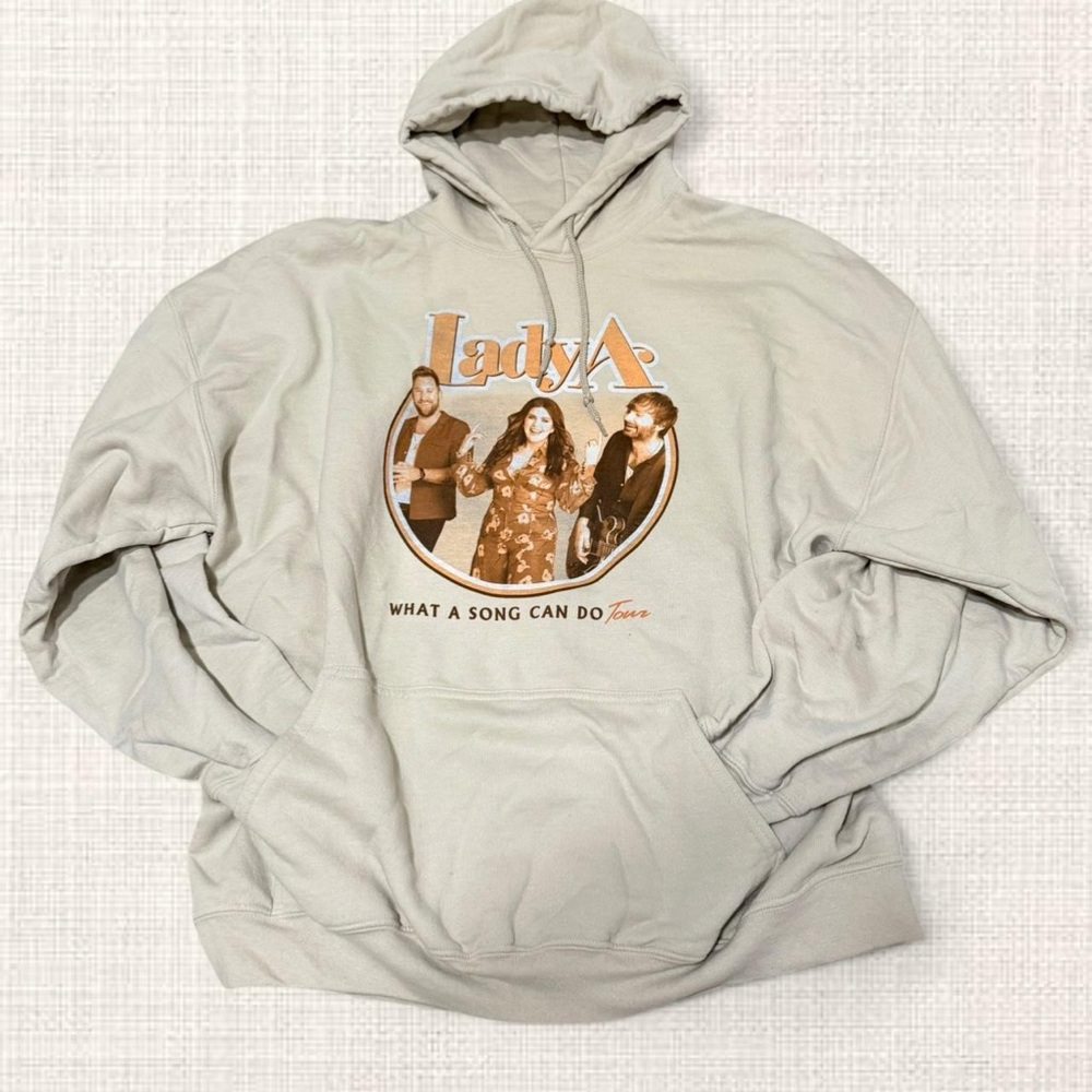 Lady A What A Song Can Do Tour Hoodie 2XL Oversized Country Concert Sweatshirt